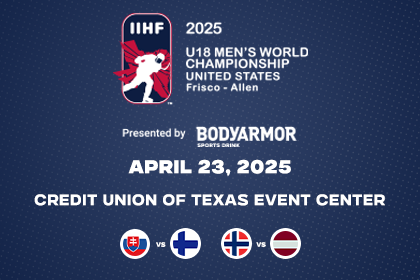 More Info for IIHF U-18 Men's World Championship