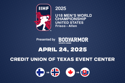More Info for IIHF U-18 Men's World Championship