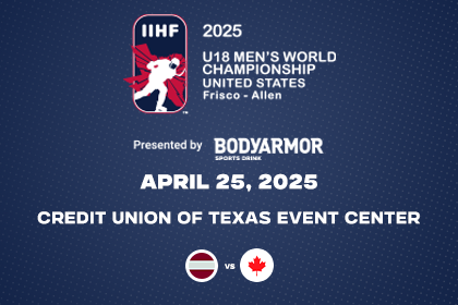 More Info for IIHF U-18 Men's World Championship