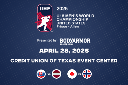 More Info for IIHF U-18 Men's World Championship